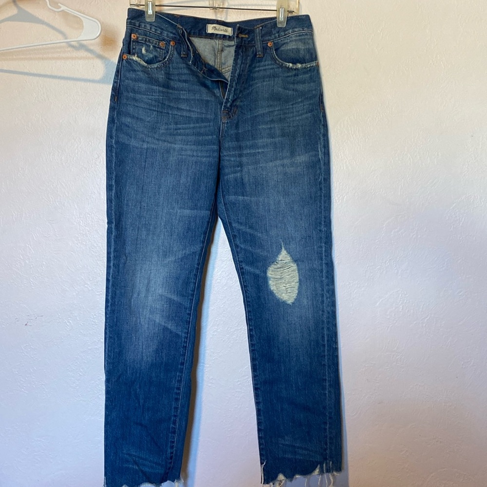Madewell The Perfect Summer Jean deconstructed edition